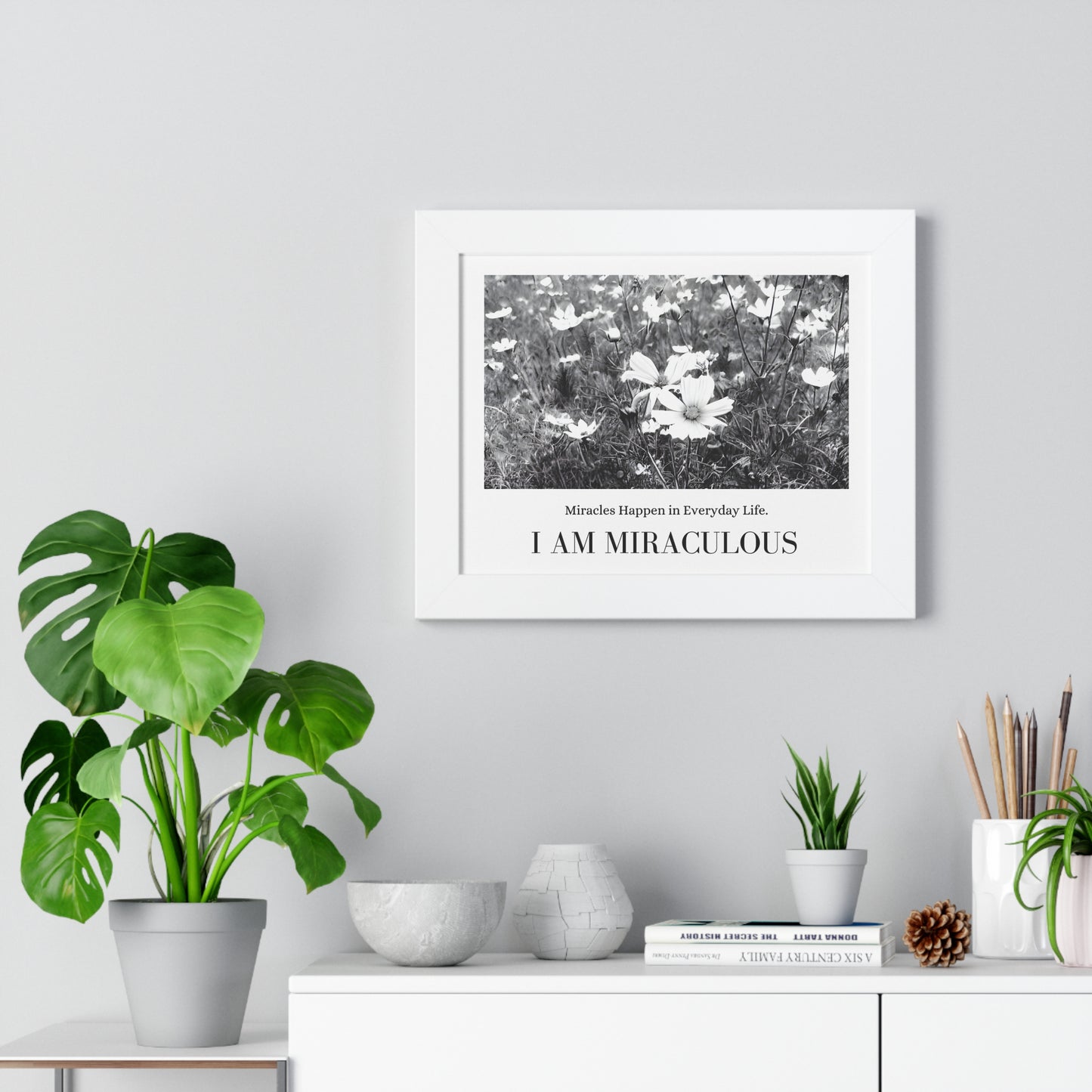 "I Am Miraculous" Framed Horizontal Poster