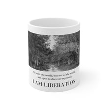 Load image into Gallery viewer, &quot;I Am Liberation&quot; Ceramic Coffee Cups, 11oz
