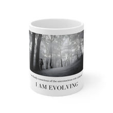 Load image into Gallery viewer, &quot;I Am Evolving&quot; Ceramic Coffee Cups, 11oz
